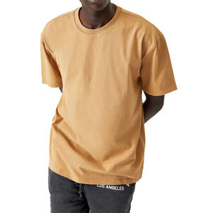 T-shirts unisexe en coton épais de luxe, haute qualité, design vierge, personnalisables avec logo, coupe oversize, grammage lourd - Product Image 2