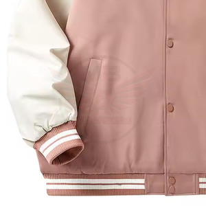 Nouvelle arrivée : veste varsity d'hiver pour homme, col montant, logo sur le devant, respirante, écologique, décontractée et confortable - Product Image 3