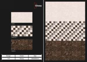 Carreaux muraux en céramique brillants haute définition 30x60 cm (12x24 pouces) – Décoration murale intérieure élégante pour salles de bain et cuisines - Product Image 4