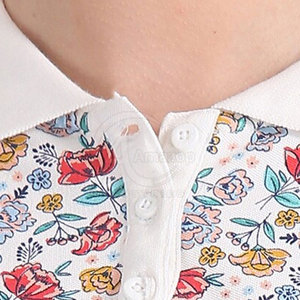 Polo pour femme en marque privée, confortable et surdimensionné - Product Image 3