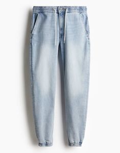 กางเกงยีนส์จ็อกเกอร์ผู้ชายแบบปรับแต่งได้ คุณภาพสูง ระบายอากาศได้ดี สวมใส่สบาย ทำจากผ้าฝ้าย เหมาะสำหรับใส่เป็นกางเกงลำลอง - Product Image 3