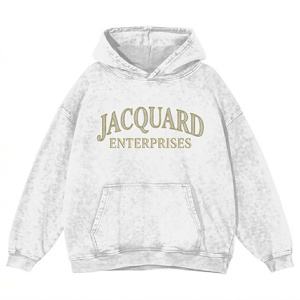 Customizable 100% Cotton Heavyweight Fleece Unisex Winter Pullover Hoodie with 3D for <b>Foam</b> Logo Front - Product Image 5