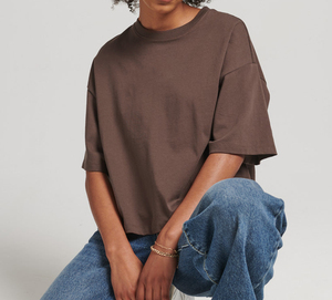 Regular Fit Lightweight Summer Fashion Tee Shirt Custom Silk Screen Printed Logo t shirt for women - Product Image 4