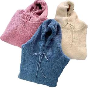 Sweat-shirt à capuche en sherpa pour homme avec doublure en polaire moelleuse, échantillon de développement pour les boutiques de vêtements en ligne - Product Image 6