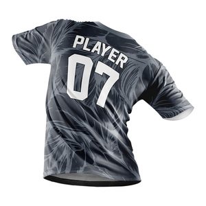 Camiseta de Fútbol Personalizada para Hombre, con Transferencia Térmica, de Secado Rápido, Transpirable, de Manga Corta, con Logotipo Personalizado y Nombre del Equipo - Product Image 6