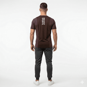 เสื้อยืดผู้ชายคอตตอน 100% พิมพ์โลโก้ตามสั่ง สไตล์วินเทจ ทรงโอเวอร์ไซส์ แขนสั้น คอกลม สตรีทแวร์ ฮิปฮอป ดีไซน์ถัก - Product Image 2