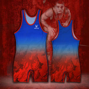 Combinaisons de lutte sur mesure, best-sellers, faible MOQ, dernier style, couleur unie, vente en gros professionnelle - Product Image 5