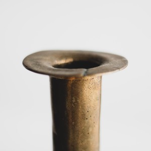 New Arrival Brass Candlestick Holder Set 2 Taper Candle Holders for Home Decoration Christmas Easter Handmade Eco-Friendly <b>Heat</b> - Product Image 5