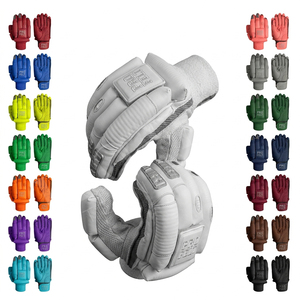 Men & Youth Players Cricket Batting <b>Gloves</b> Customized Style Made OEM ODM Full Finger Protective Sports Solid Plain Color <b>Gloves</b> - Product Image 1