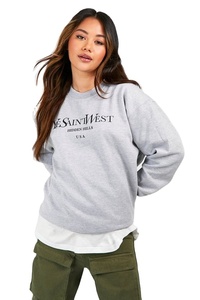 เสื้อสเวตเตอร์คอกลมมีฮู้ดและสเวตเตอร์เปิดไหล่สำหรับผู้หญิงทำจากผ้าฝ้าย100% ฟิตเนส - Product Image 3