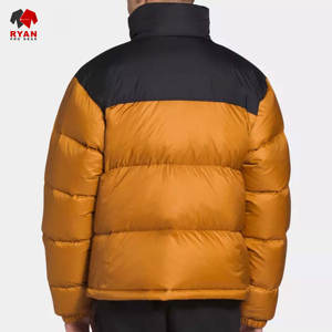 Veste matelassée sur mesure pour homme, col montant, vêtement décontracté, tissu respirant avec logo personnalisé - Product Image 4