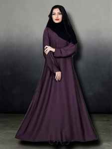 Vente en gros AWAIS HOUSE Ensemble de luxe 2 pièces pour femmes musulmanes, Kaftan Abaya simple en velours uni avec perles, robes islamiques - Product Image 5