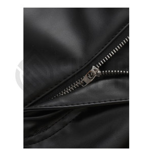 Outdoor Solid Color Leather Pants Casual Wear Men's Leather Pants Hot Selling Leather Pant Made Leather Pants - Product Image 5