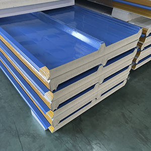 Panneau de toiture isolé PUF, panneau sandwich en mousse de polyuréthane pour bâtiments industriels, entrepôts, usines et hangars - Product Image 5