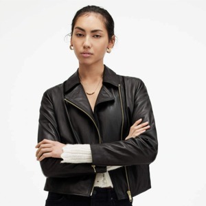แจ็คเก็ตหนัง PU รุ่นใหม่สำหรับฤดูหนาว ขายดี ดีไซน์ใหม่สำหรับผู้หญิง - Product Image 4