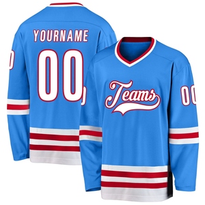 Wholesale Best Selling OMMIZ INDUSTRY Custom <b>Green</b> White Hockey <b>Lace</b> Neck Jersey - Product Image 5