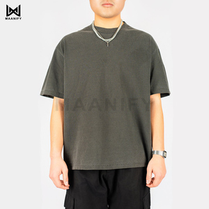เสื้อยืดโอเวอร์ไซส์ทรงแบ็กกี้ สตรีทแวร์ ผ้าคอตตอนย้อมสี ยี่ห้อ MAANIFY ขายดีที่สุด กำลังฮิต - Product Image 1