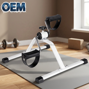 Mini Bicicleta Estática Portátil con Resistencia Ajustable, Estructura de Acero, Entrenador de Piernas y Brazos, Capacidad de 100 kg, para Gimnasio en Casa - Product Image 1