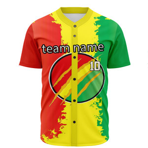 2026 New Wholesale Custom Gradient Sublimation Baseball Jersey baseball uniforms - Product Image 5