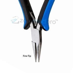 Pince à bec ergonomique professionnelle en acier inoxydable de haute qualité, outil de précision pour la fabrication de bijoux, fournisseur OEM - Product Image 2