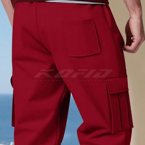 Men <b>Joggers</b> Pants <b>Slim</b> Fit Stretch Waist Running Gym Fitness Sports Lightweight Comfortable Daily Trousers - Product Image 6