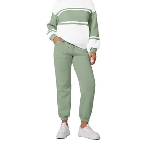 Conjunto Deportivo de Mujer para Uso Diario, con Capucha, Corte Ajustado, Cierre de Cremallera, Ligero, de Poliéster/Nailon, Transpirable, de Secado Rápido, con Bolsillos Laterales Suaves - Product Image 6