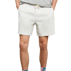 Nouveau design personnalisé – Shorts pour hommes en lin/coton, respirants, séchage rapide, légers, pour la gym et le quotidien – Vente en gros à prix réduit - Product Image 5