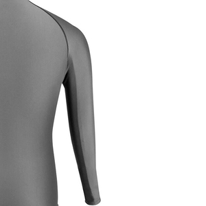 Camiseta de compresión para adultos, uso en exteriores, gimnasio, ejercicio, ropa deportiva lisa teñida, ropa de fitness para hombre, rash guards en venta, absorción de humedad - Product Image 4