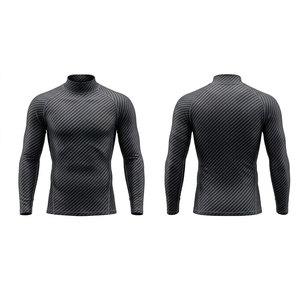 Ergonomic Football Compression Shirt Offering Flexible Movement And Breathable Comfort For Training And <b>Athletic</b> Activities - Product Image 1