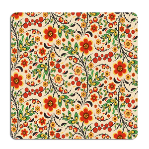 Sous-verres imprimés en MDF, design antidérapant avec motif de lotus rose, design oriental, tapis et dessous de verre, vente chaude - Product Image 6