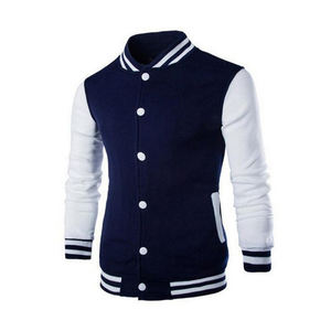Blouson coupe-vent léger à capuche personnalisé avec logo pour homme, style uniforme de baseball, taille XS, pour le printemps, veste de sport universitaire en tissu d'hiver - Product Image 1