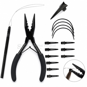 Pinza para Extensiones de Cabello SAAR GLOBAL SURGICAL Modelo SGS-1044 en Color Negro para Uso Comercial, Instalación y Remoción - Product Image 3