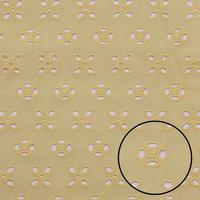 Tissu en coton peigné respirant et léger, broderie anglaise, motif imprimé, pour confection de robes femme et fille - En stock