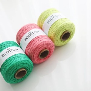 ไหมพรมโครเชต์เมอร์เซอไรซ์เมทัลลิก The Cotton Coma Cotton Crochet Yarn สำหรับถักมือ น้ำหนัก 200 กรัม แบบกรวย ขายส่งไหมพรมโครเชต์ - Product Image 1