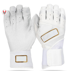 Gants de frappeur de baseball confortables pour adultes, en cuir Cabretta, ambidextres, fermeture auto-agrippante, légers - Product Image 5