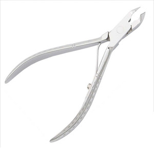 Professional Stainless Steel Sharp Blade Tissue Nail Nipper with Half Gold Color Coating for Eco Vantage Finger and Pedicure Use - Product Image 3