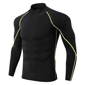 Rashguard BJJ MMA pour homme, manches longues, compression, séchage rapide, UPF50+, imperméable, Spandex/Nylon 160g, anti-déchirure, No-Gi, grappling, sparring - Product Image 2