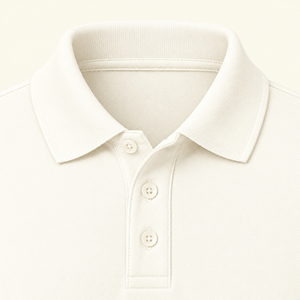 <b>Mens</b> Solid <b>White</b> Short Sleeve <b>Polo</b> <b>Shirt</b> Casual Button Collar Knitted Tshirt - Product Image 5