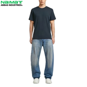 Camisetas de Hombre al por Mayor OEM de Alta Calidad, 100% Algodón Tejido, Lisas, Transpirables y Ecológicas para Verano - Product Image 2