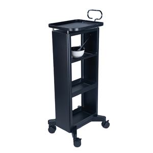 Carrito de Almacenamiento de Belleza Moderno de Acero Inoxidable de 4 Niveles, Carrito de Peluquería con 4 Ruedas - Product Image 3