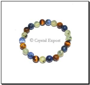 Cuarzo dorado-Pulseras Rudraksha a la venta Pulseras de cuentas hechas a mano con estilo de mascota curativa - Product Image 5