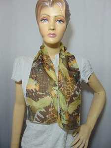 Elegante Colección de Pañuelos de Seda 100% con Estampado Floral, Diseños Personalizados para Mujer, Pañuelo Corto de Moda para Mujer - Product Image 4