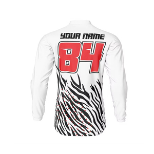 Maillot de motocross personnalisé, maillot en tissu mesh sublimé pour le cyclisme, 100% polyester, personnalisé pour hommes - Product Image 5