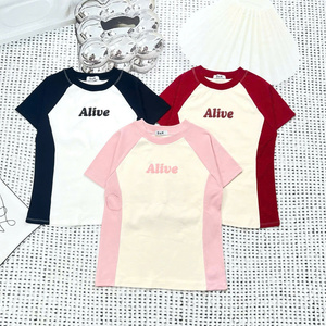 เสื้อยืดลายการ์ตูนผู้หญิงน่ารัก ผ้าฝ้ายนุ่ม ระบายอากาศได้ดี ซักได้ สไตล์ลำลอง ใส่ได้ทุกฤดู แมทช์กับกางเกงยีนส์หรือกระโปรงได้อย่างลงตัว - Product Image 4