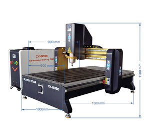 New sameng <span class=keywords><strong>CNC</strong></span> 6090 3 trục <span class=keywords><strong>CNC</strong></span> Router với PLC và bánh răng cho gỗ và kim loại mềm - Product Image 1