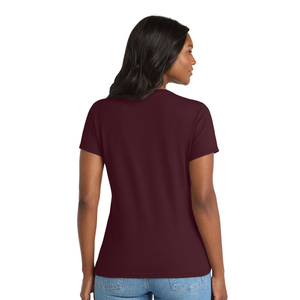 Camiseta de Cuello en V para Mujer, Superventas, Tejido Transpirable de Mezcla de Algodón, Manga Corta, Básica, Marca Privada, Venta al Por Mayor de Fábrica - Product Image 2