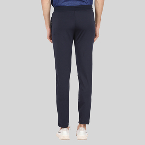 Pantalon de survêtement sport bleu quatre directions avec bande latérale, logo personnalisable, impression HD, délavage coloré, en Spandex/Polyester, séchage rapide, tailles homme M/L/XL - Product Image 5