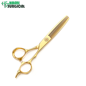 HASNI SURGICAL Instruments chirurgicaux durables certifiés CE de classe I pour usage hospitalier, ensemble de ciseaux de coiffure et d'éclaircissement pour barbier - Product Image 4