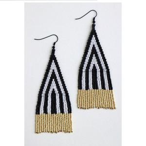 Boucles d'oreilles perlées élégantes faites à la main pour femmes, personnalisation complète, accessoires de mode, produits très vendus - Product Image 5