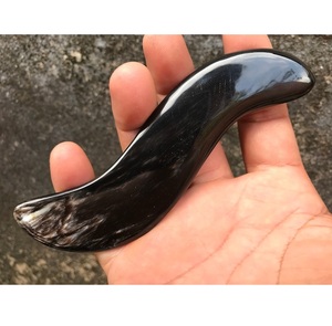 Handcrafted Buffalo Horn Gua Sha Scraper Beauty Tool for Women Men - Product Image 2